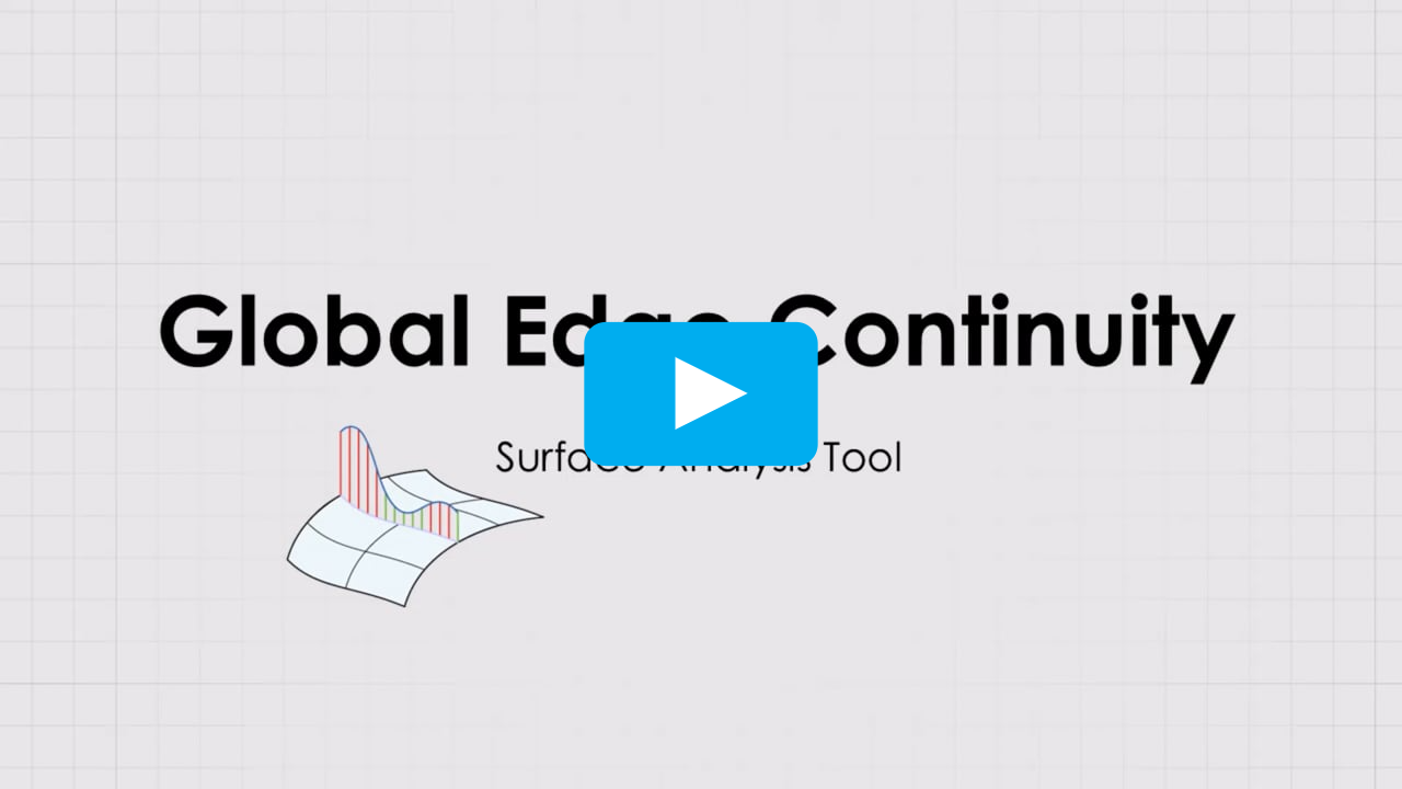 Global Edge Continuity | New in Rhino 9 WIP